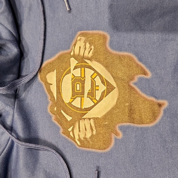 Sol's Boston Bruins Men's sz L Sweatshirt w/hoodie & front pouch - Picture 2 of 6